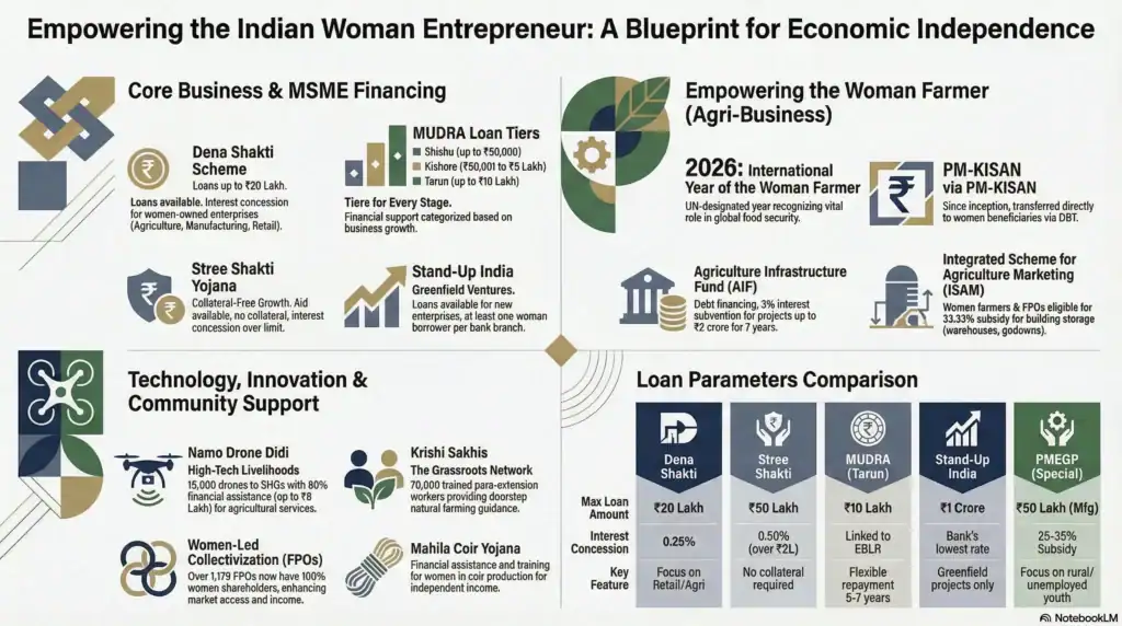 business loans for women in India