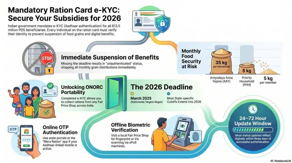 ration card e-KYC online