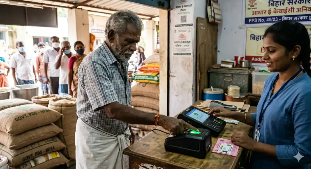 Mandatory e-KYC for Ration Cards: Online Update Guide and PDS Integration