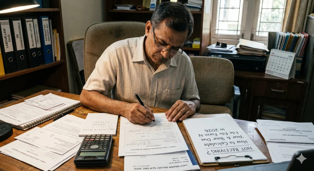 Not Receiving Gratuity? How to Calculate Your Due and File a Form N Grievance in 2026