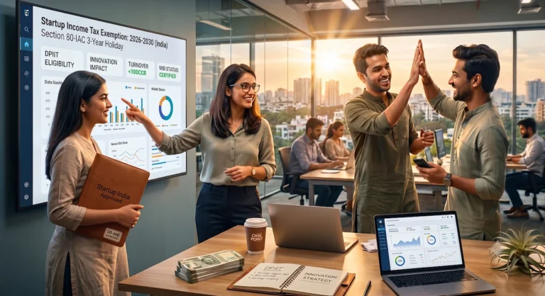 The Complete Guide to the Section 80-IAC Income Tax Exemption for Startups (2026–2030)