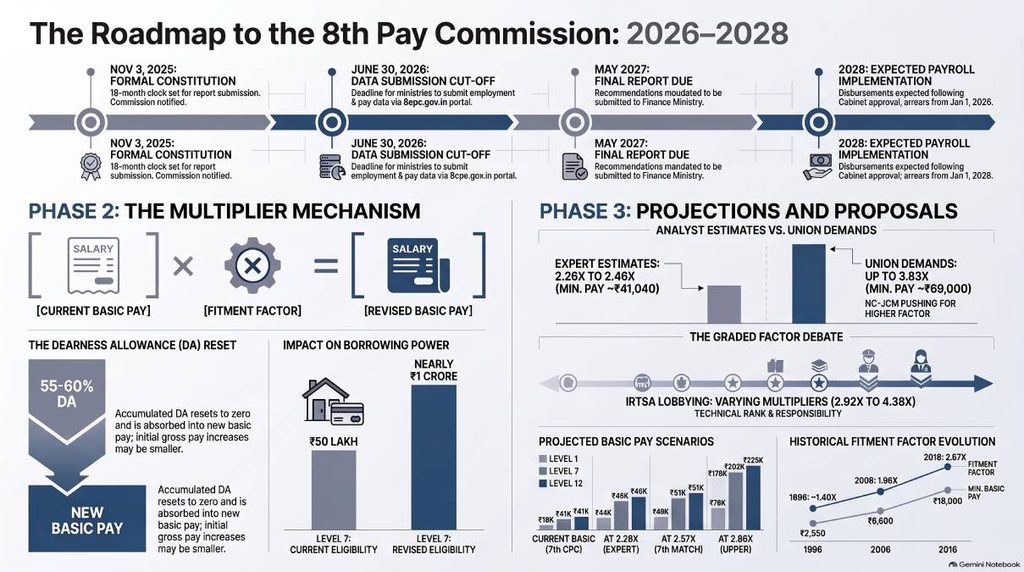 8th Pay Commission Salary Increase 2026