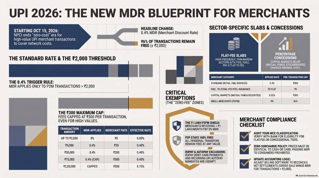 UPI Charges / MDR Policy 2026 Guide 